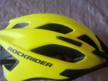 Helma na kolo Rockrider žlutá - cyklistiká helma na horské kolo