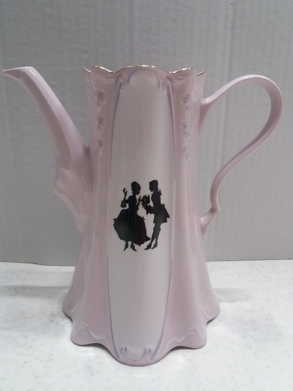 Konev na kávu / čaj - Růžový porcelán