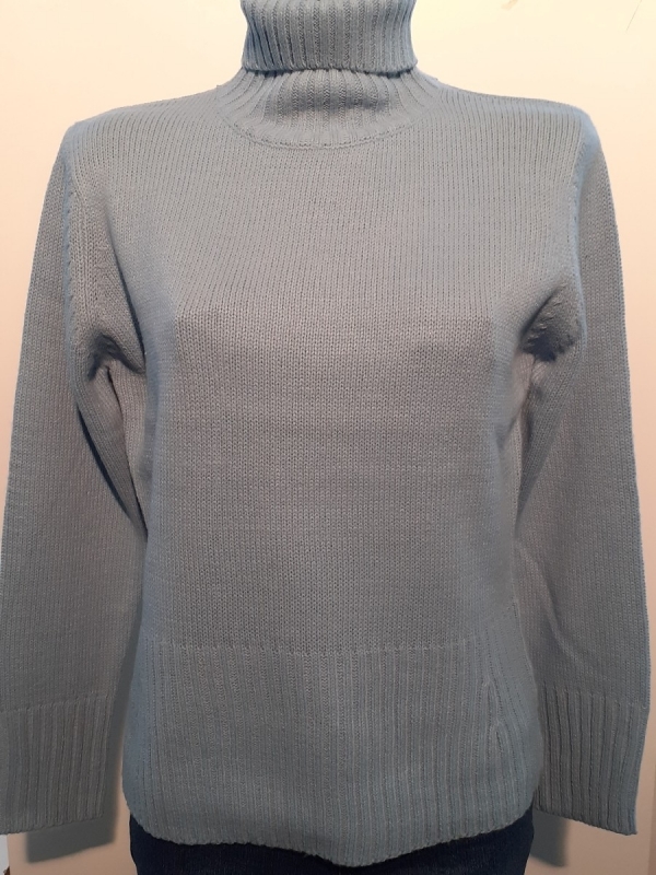 Dámský svetr, béžový rolák, 04