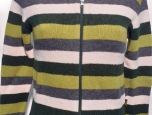 Dámský svetr propínací zip, 48